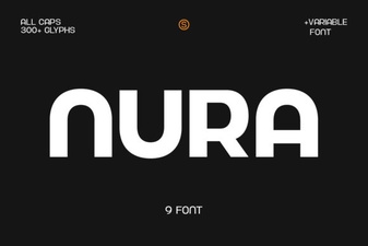 Nura Font: Typography for Modern Design Projects