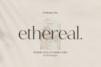 Ethereal Fonts for Inspirational Web Projects